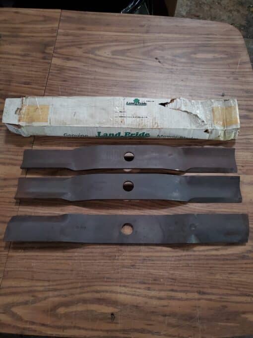 and Pride Mower Blades 890-375c three (3) blade set