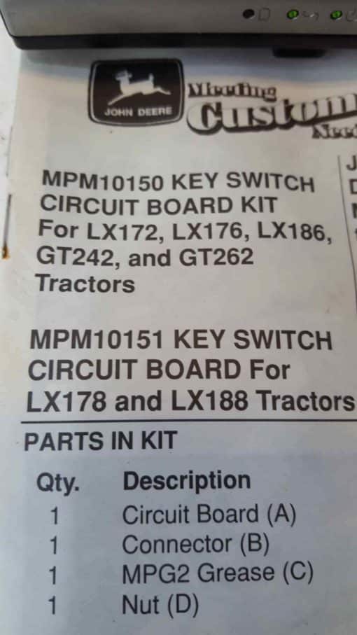 John Deere mpm10150