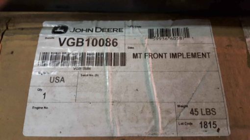 John Deere vgb10086