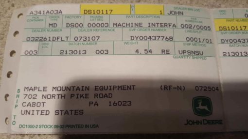 John Deere ds10117