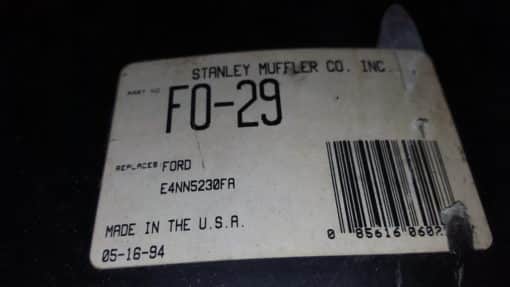 stanley muffler co. fo-29