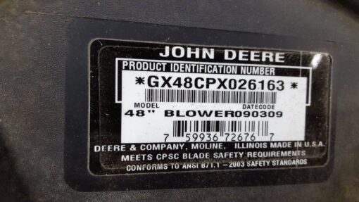 John Deere gx48cpx