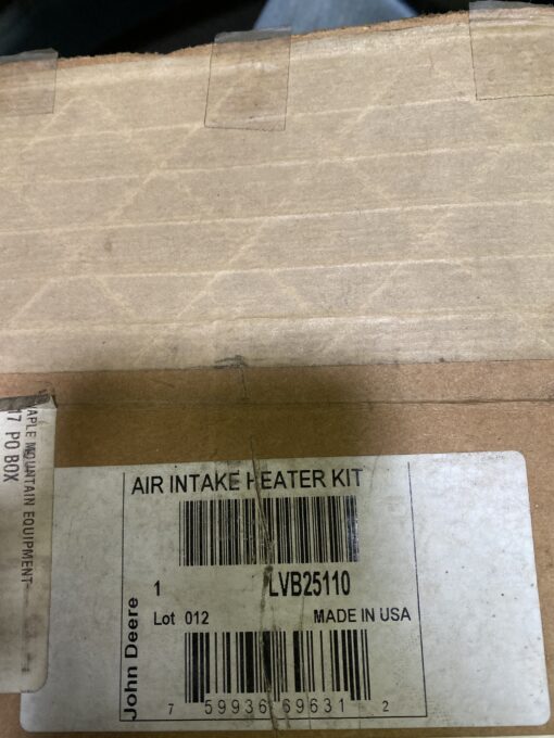 John Deere air-take heater kit LVB25110