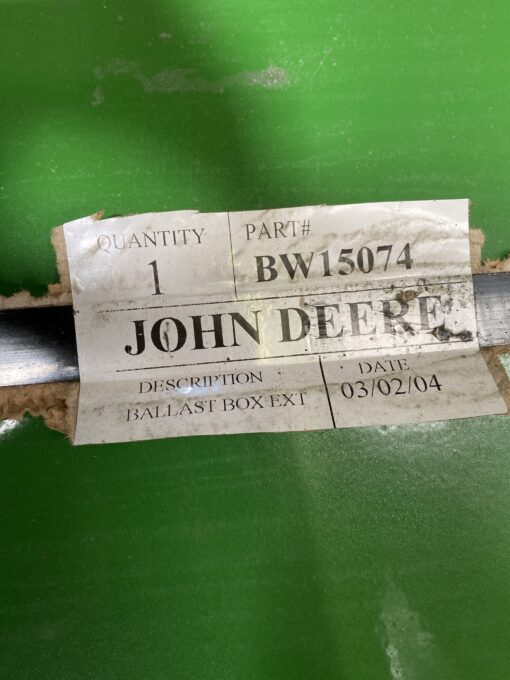 John Deere 9 inch ballast box extension BW15074