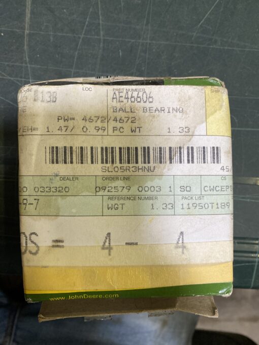 John Deere Belt roller bearing AE46606